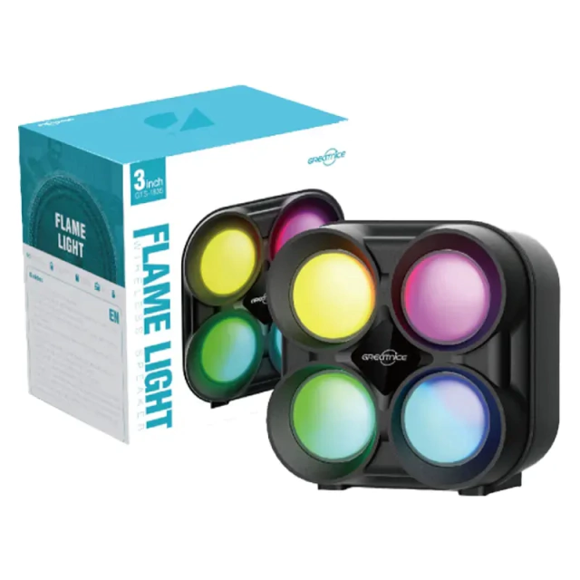 Parlante Tamaño 3" Flame G35 Led Fm, Usb, Micro Usb
