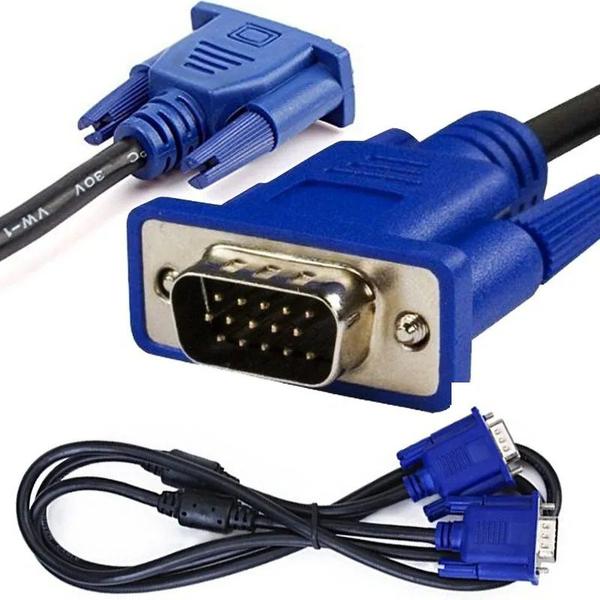 Cable Vga A Vga 1,5m Macho A Macho Doble Filtro