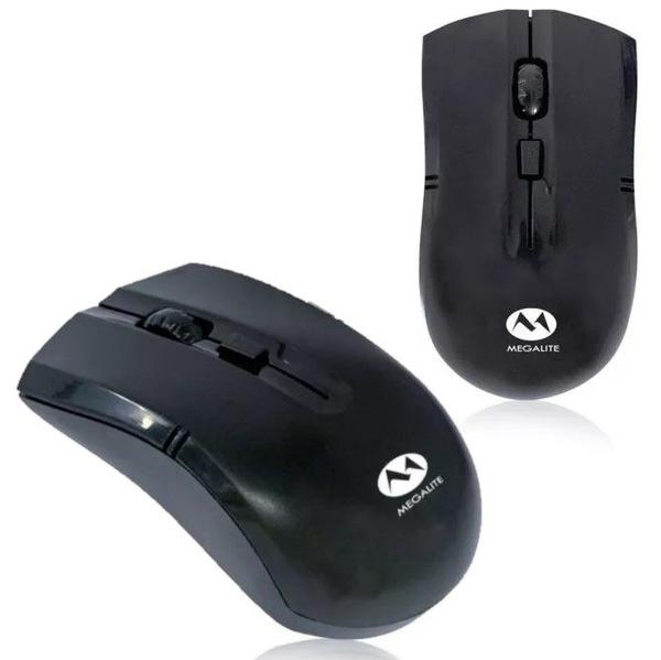 Mouse Inalámbrico  Megalite 1000/1600 Scroll Ergonomico