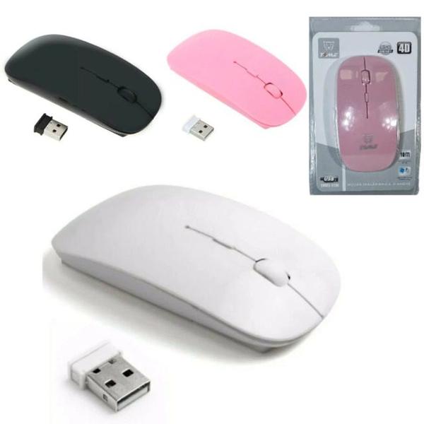 Mouse Óptico Time Inalambrico 2.4Ghz Color Negro