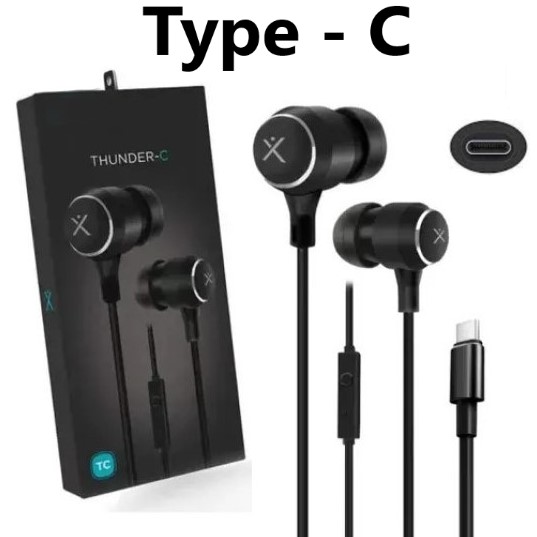 Auriculares Manos Libres Premium Con Ficha Tipo C