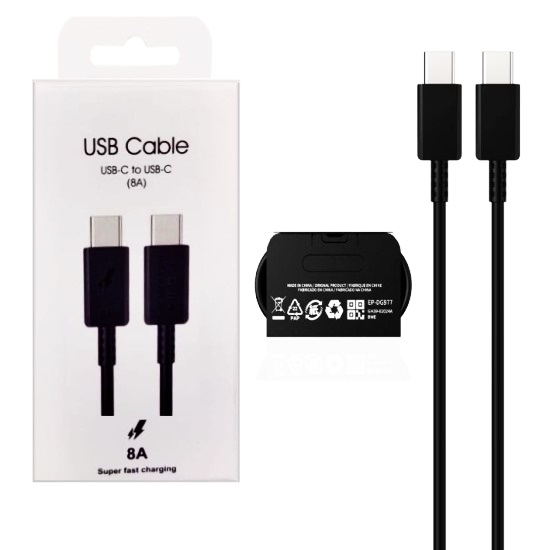 Cable Samsung 8A Tipo C A Tipo C Carga Rápida Cable (Caja Grande)