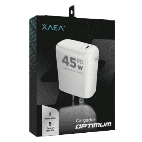 Cargador Cabezal Optimun Only Xaea 45W 9V Salida PD Hembra Tipo C